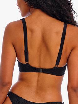 Freya Nomad Nights Crochet Underwired Bikini Top, Black - view 2, Black