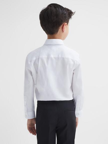 Reiss Kids' Marcel Shirt, White - view 2, White