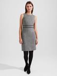 Hobbs Elle Shift Dress, Black/White