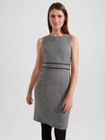 Hobbs Elle Shift Dress, Black/White
