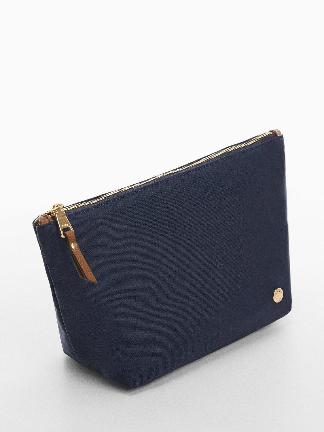 Mango Trapeze Toiletry Bag, Navy, One Size