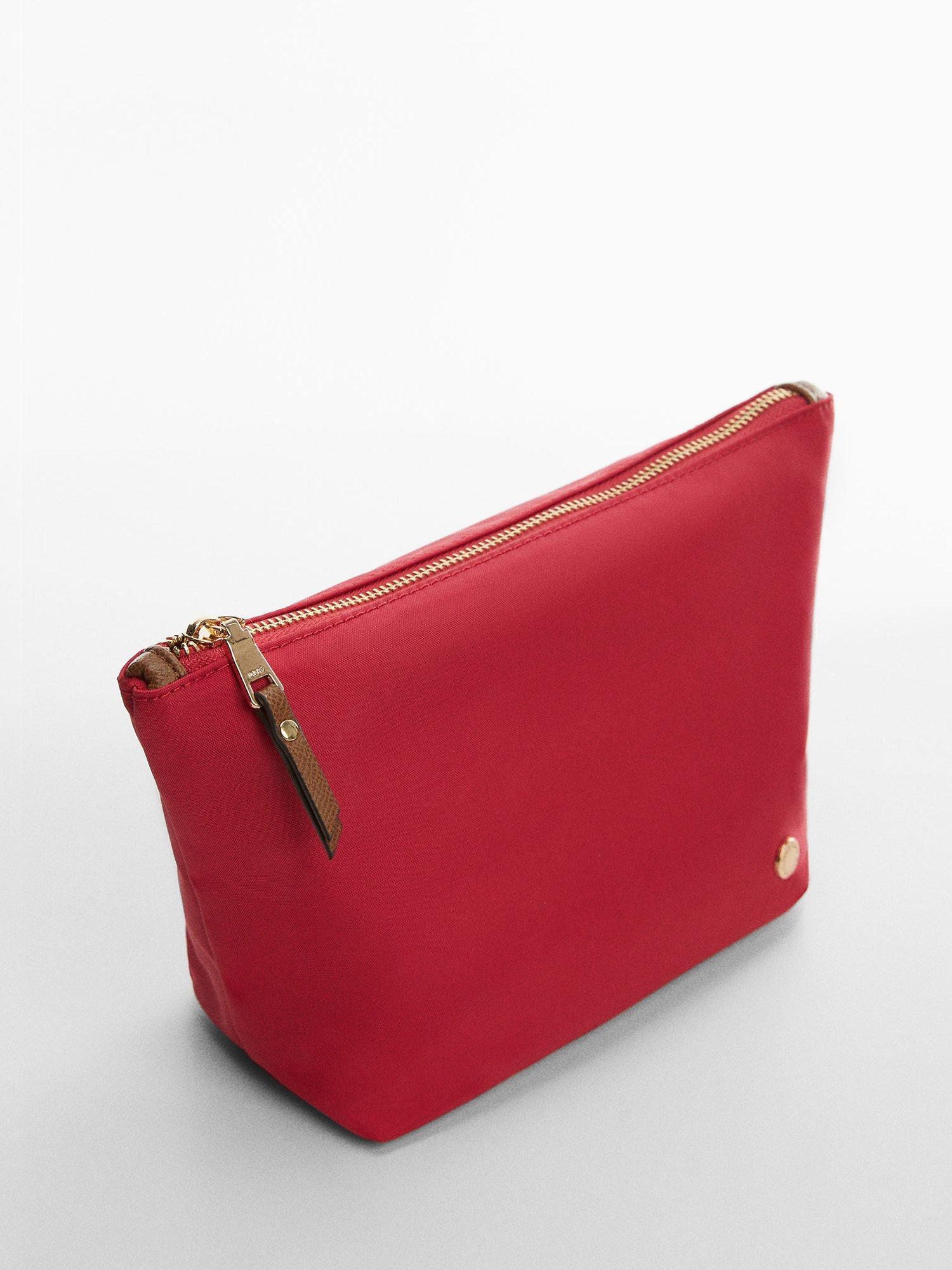 Mango Trapeze Toiletry Bag, Medium Red, One Size
