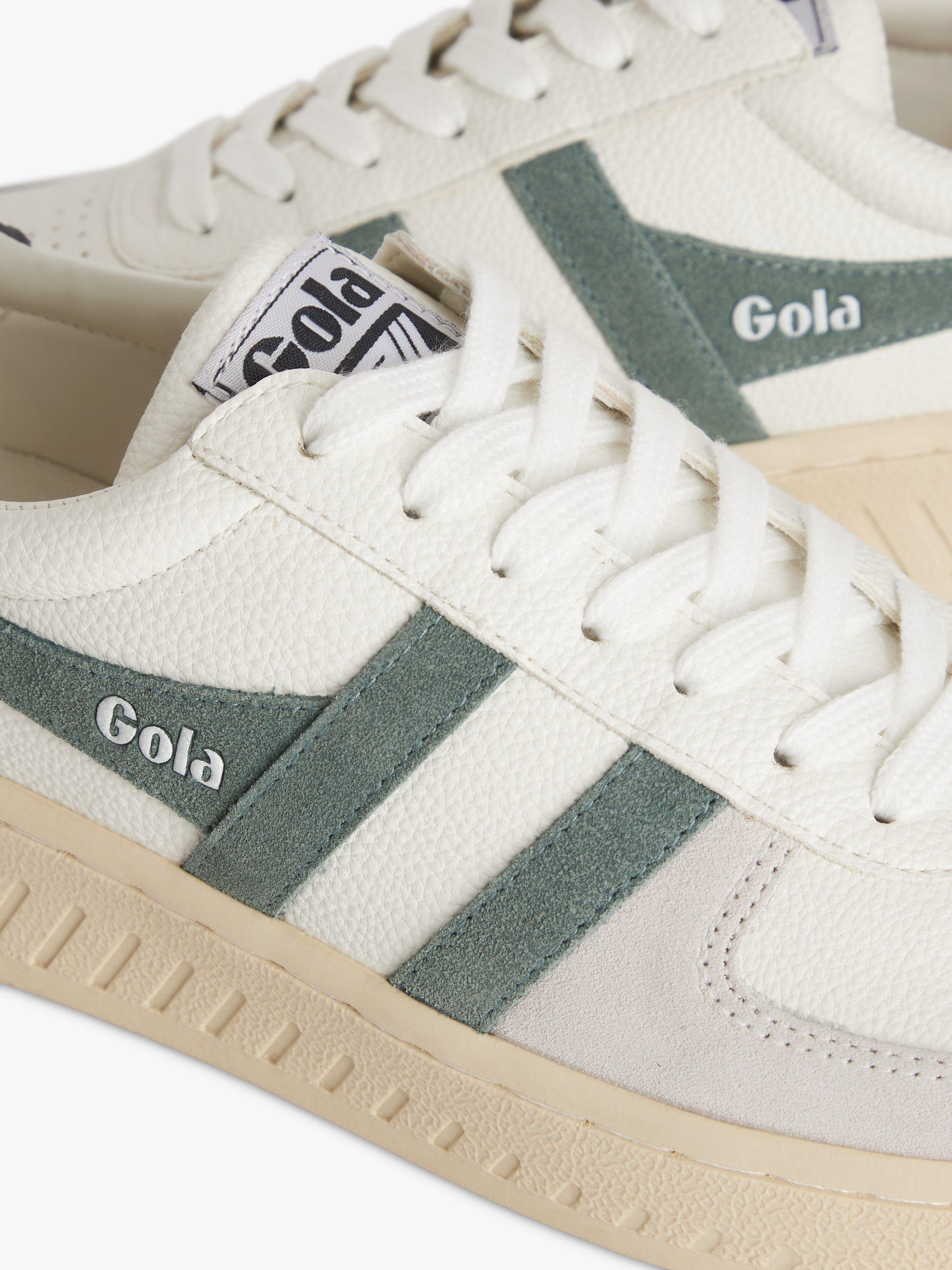 Product image 4 of 5, which shows Gola Grandslam Leather Trainers, Slate/Shadow, 4