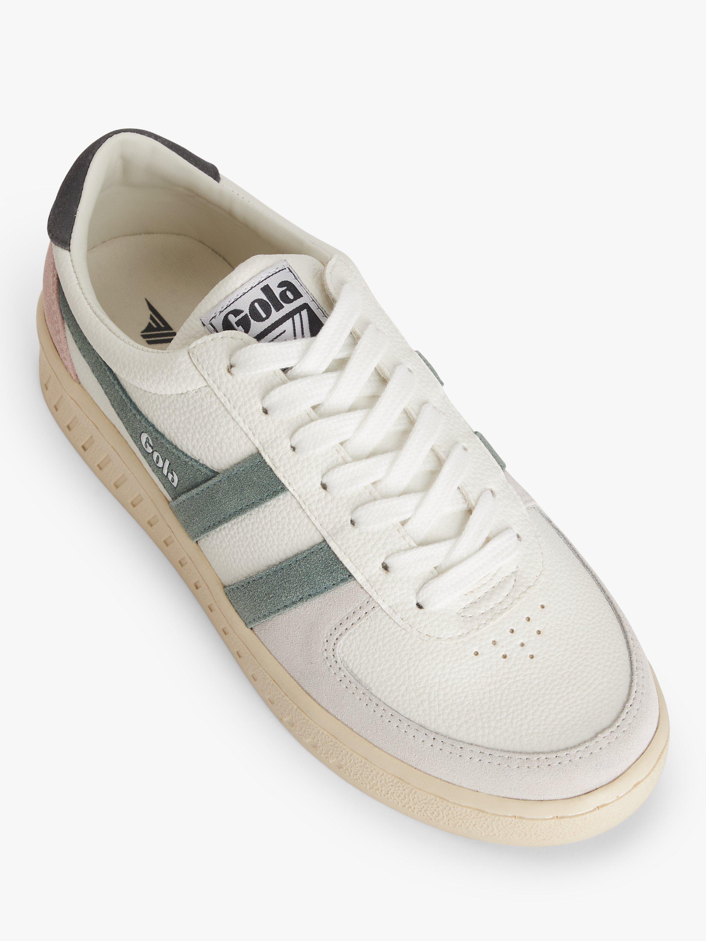 Product image 5 of 5, which shows Gola Grandslam Leather Trainers, Slate/Shadow, 4