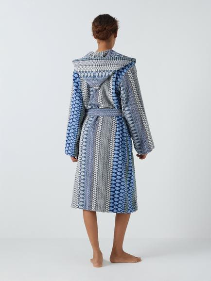 Margo Selby Kensal Bath Robe - view 2, Blue/Multi