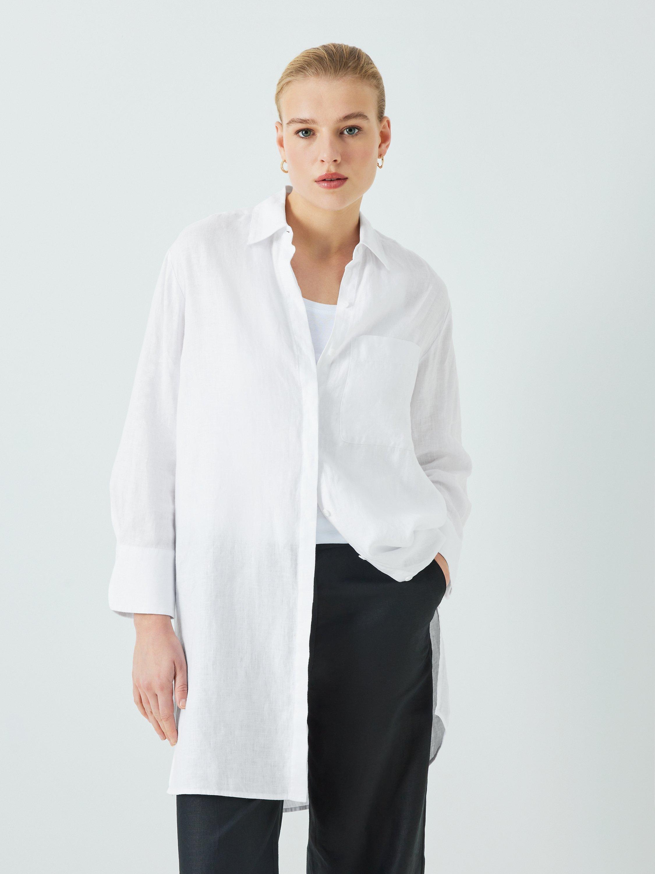 John Lewis Longline Linen Shirt