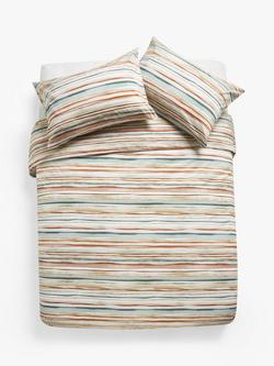 John Lewis Brooke Stripe Duvet Cover Set, Multi