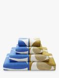 Orla Kiely Stem Bloom Towels, Blue/Fawn