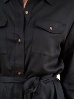 Truly Tencel Shirt Dress - view 2, Black