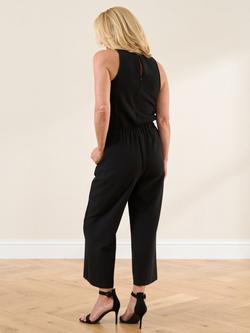 Truly Round Neck Jumpsuit - view 2, Black