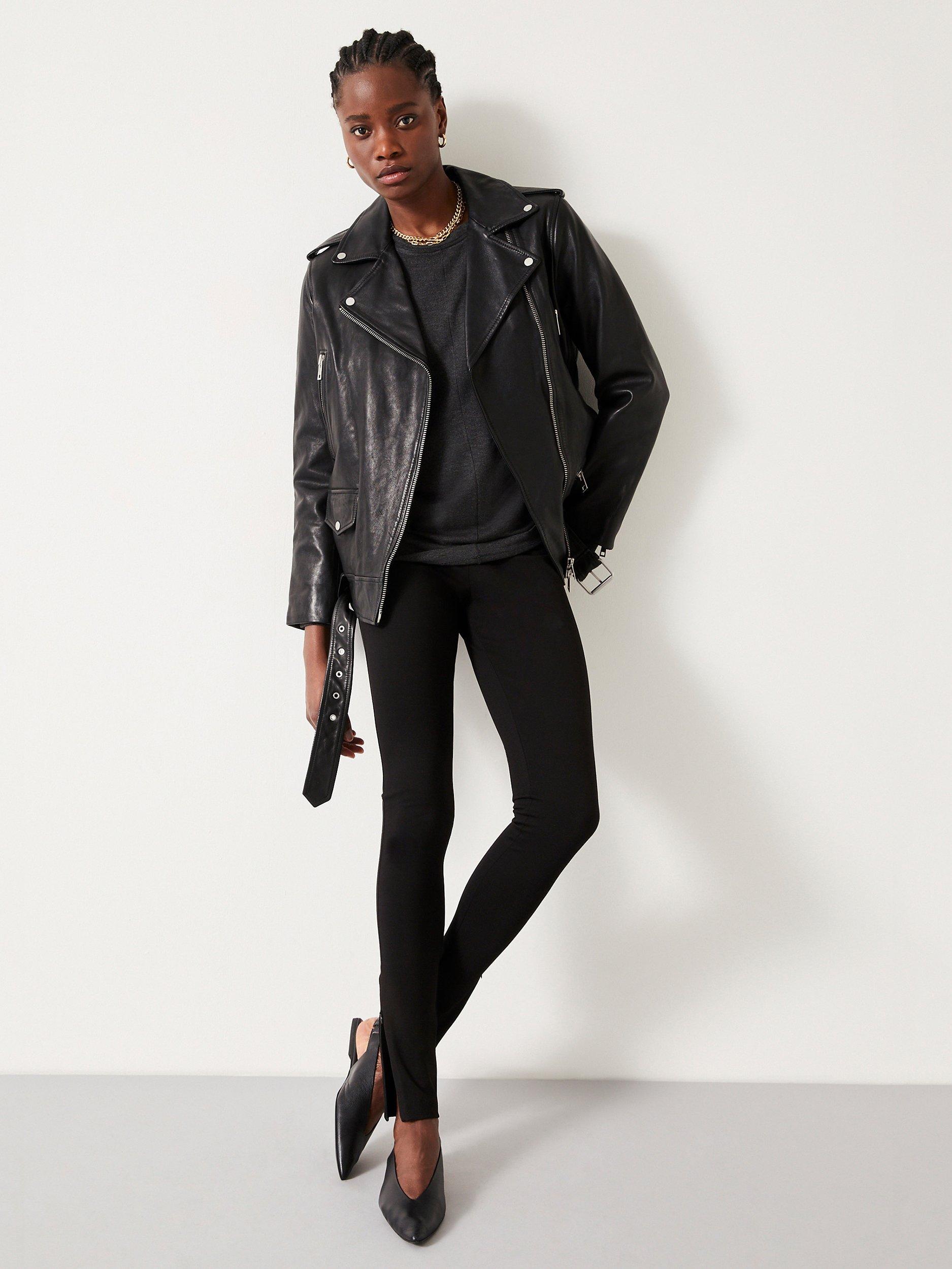 HUSH Regina Side Zip Leggings Black