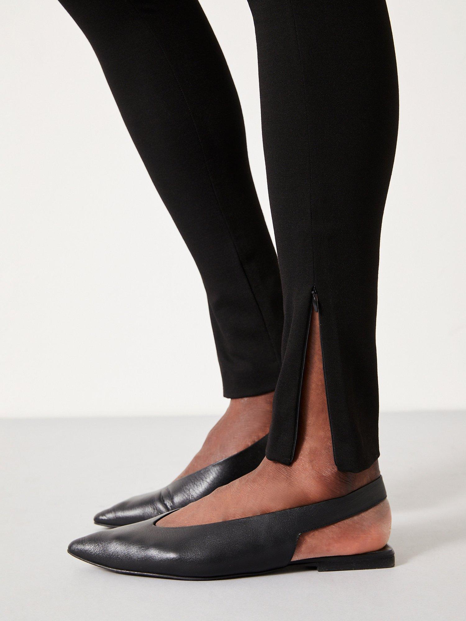 HUSH Regina Side Zip Leggings Black