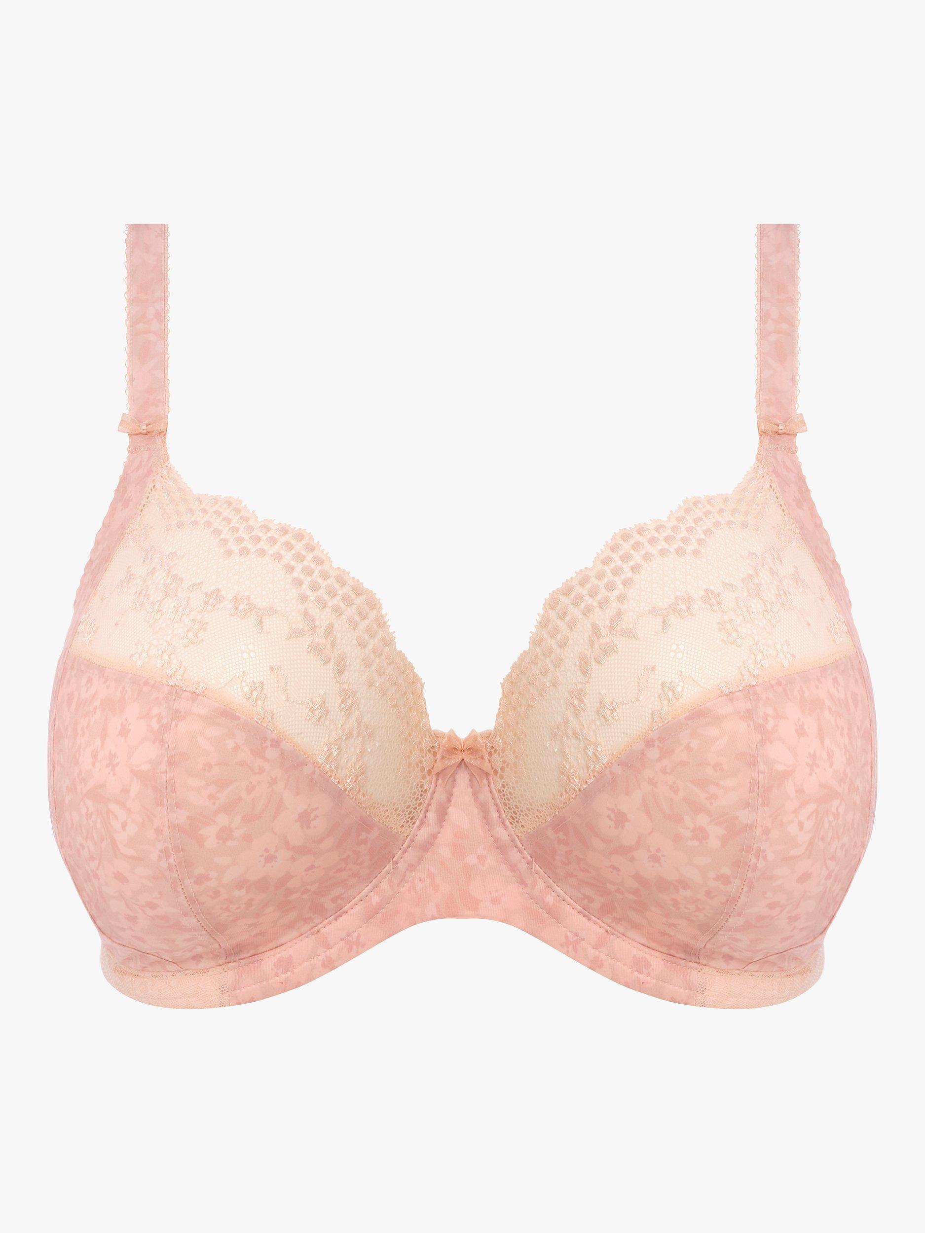 Product image 3 of 3, which shows Elomi Lucie Stretch Plunge Bra, Pale Blush, 34G
