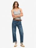 Superdry Organic Cotton Vintage Rib Lace Cami Top