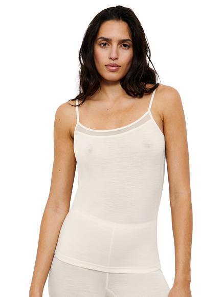 Femilet Juliana Thermal Merino Wool Camisole, Ivory