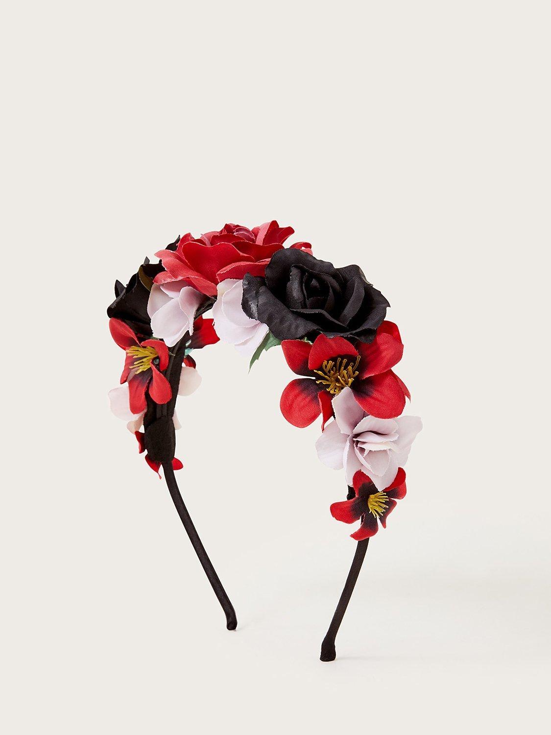 Monsoon Kids' Coco Halloween Roses Headband, Multi