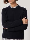 Jigsaw Compact Wool Crew Neck Jumper