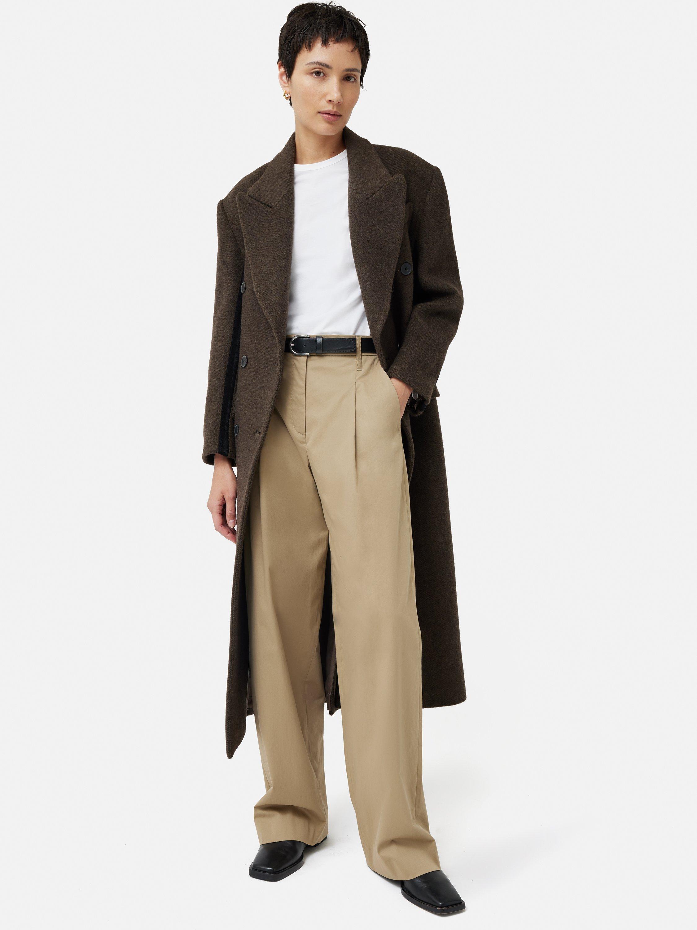 Product image 7 of 7, which shows Jigsaw Supima Cotton Long Sleeve Top, White, XS