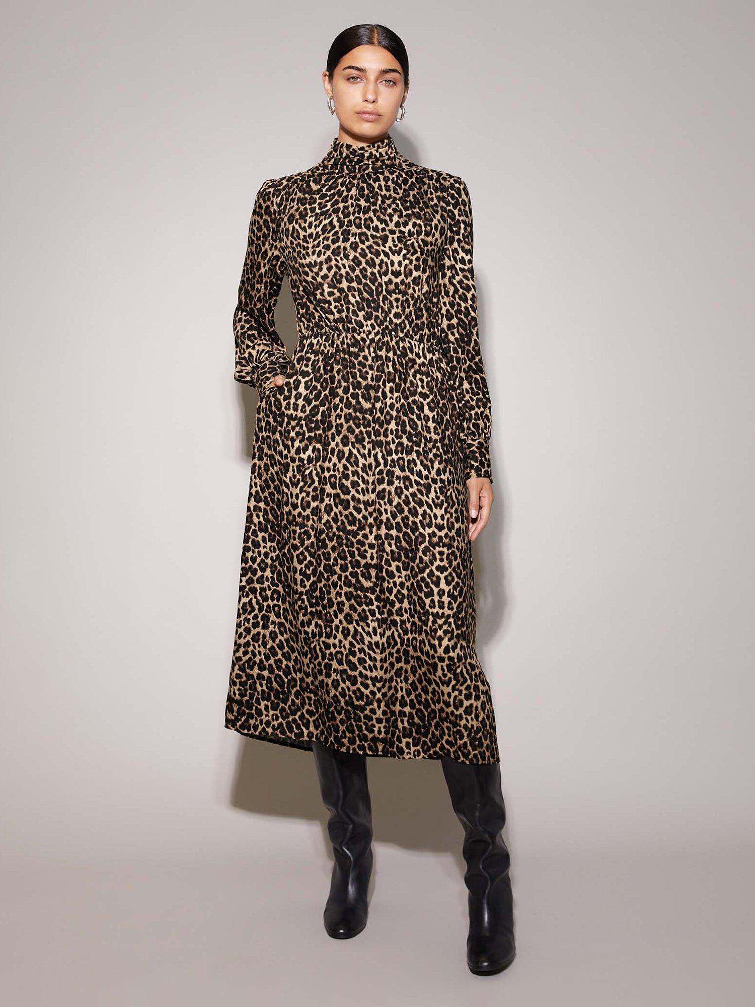 Albaray Animal Ecovero Long Sleeve Dress, Animal