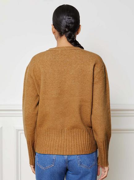 Albaray Cosy Crew Neck Jumper - view 2, Tan