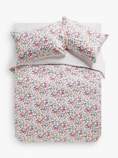 John Lewis Clover Organic Cotton Single Duvet Cover Set, Multi