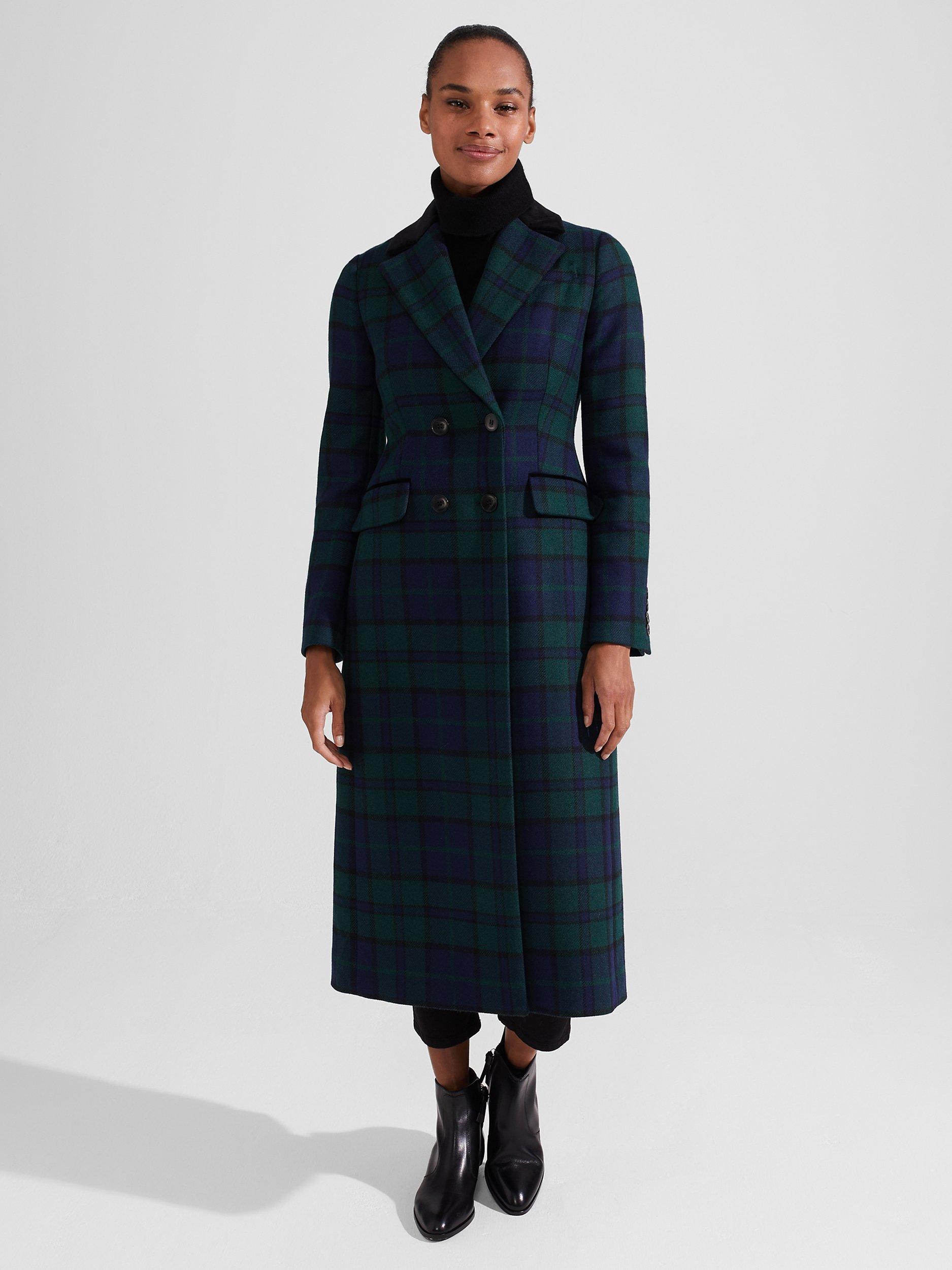 Hobbs teal coat sales