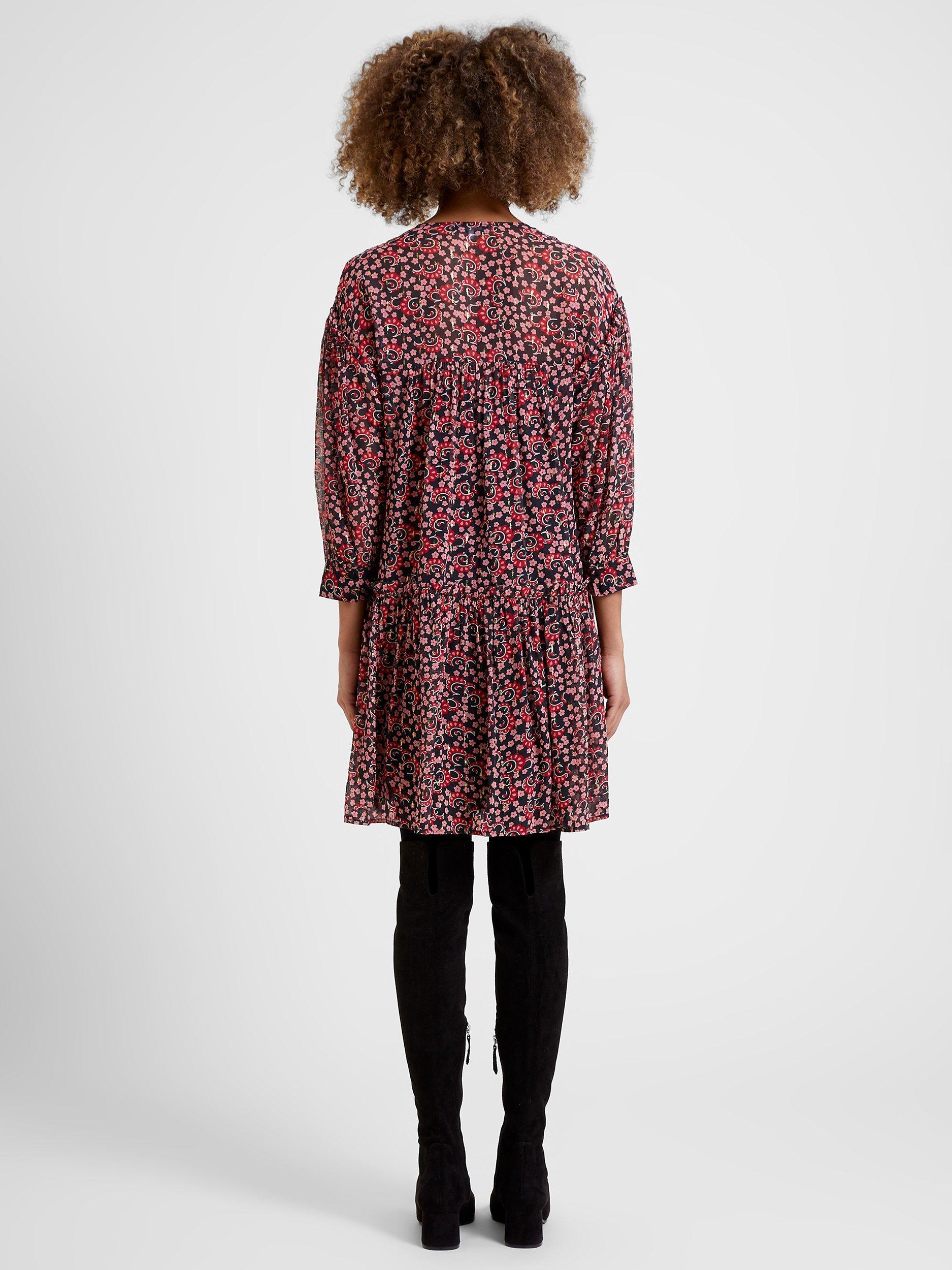 Product image 4 of 5, which shows Great Plains V Neck Primrose Dress, Multi, 10