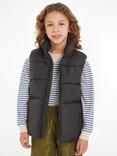 Tommy Hilfiger Kids' Essential Padded Gilet, Black