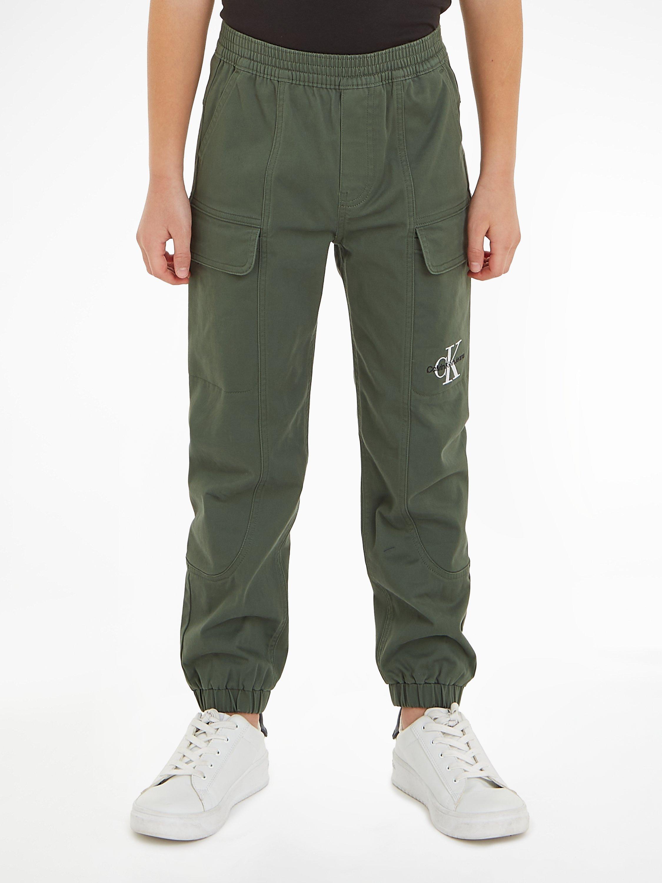 Calvin Klein Kids' Cargo Joggers, Thyme