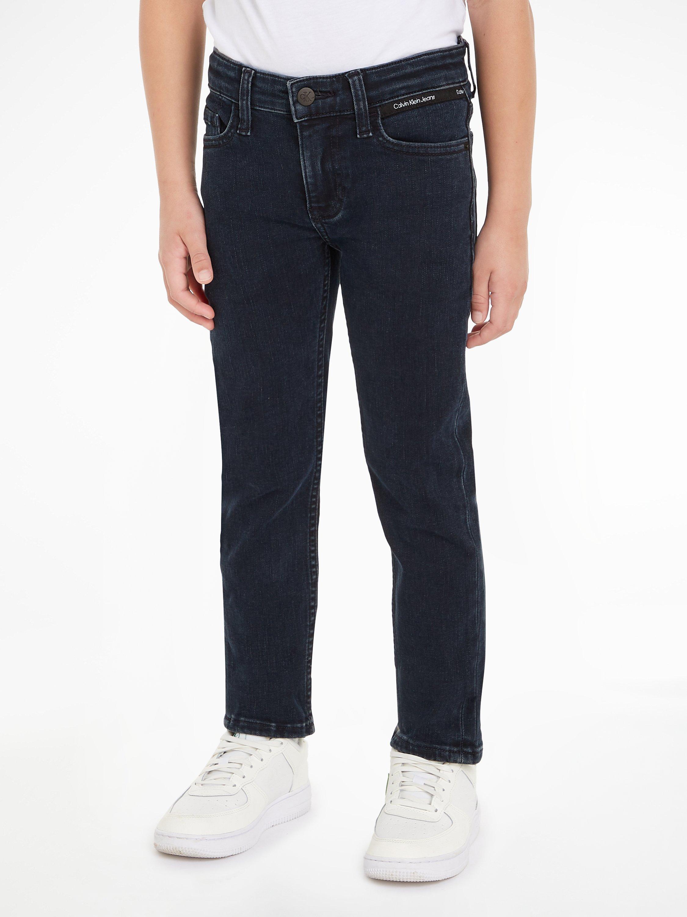 Calvin Klein Kids' CKJ Slim Fit Jeans, Blue Black
