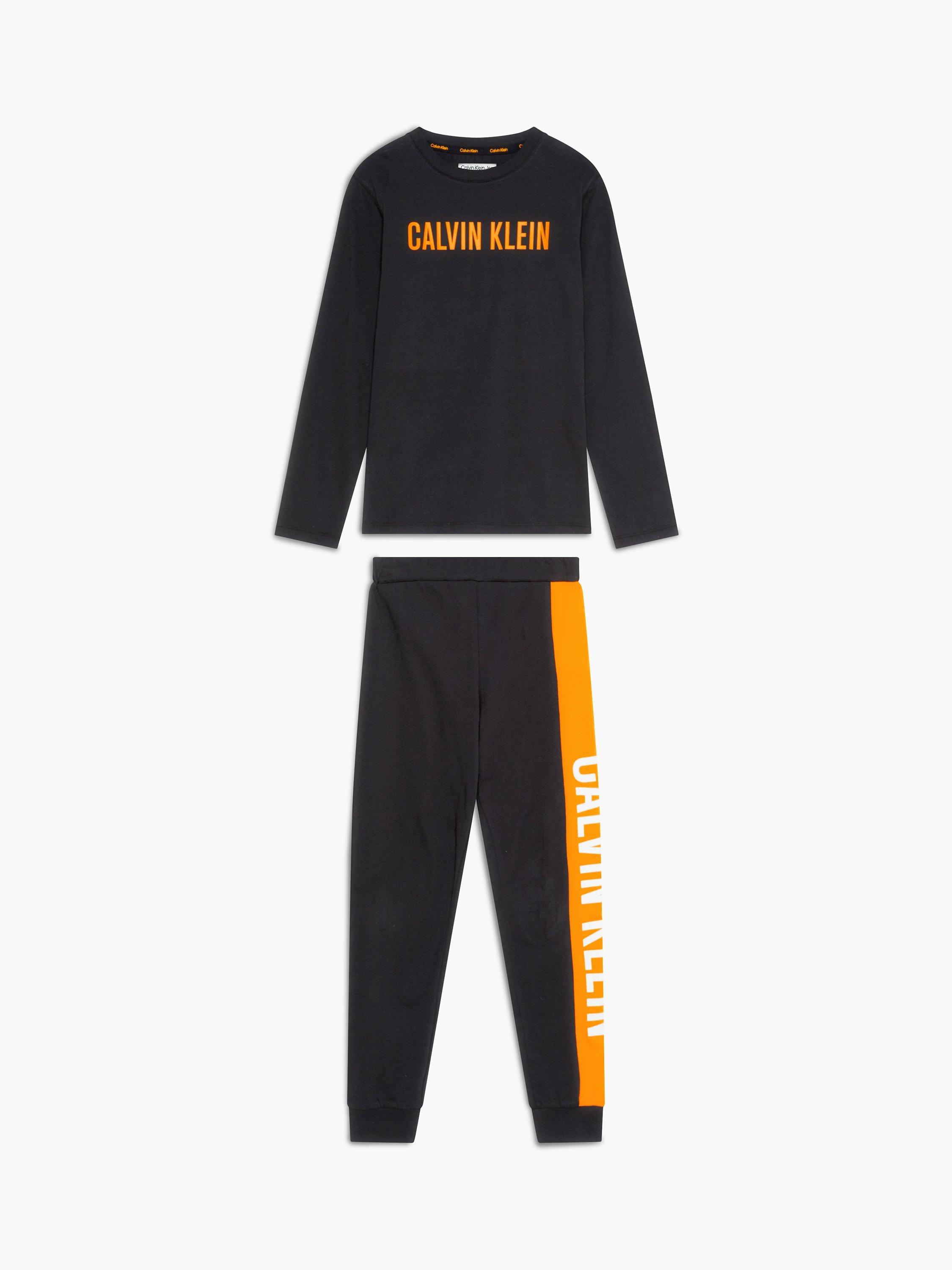Calvin Klein Kids' Intense Power Logo Pyjama Set, Black