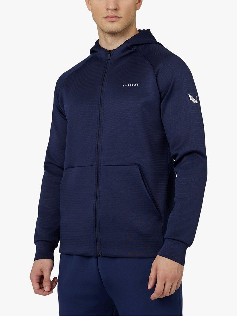 Castore Aeroscuba Zip-Through Hoodie, Navy