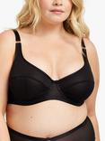 Oola Lingerie Soft Mesh High Apex Full Cup Plunge Bra