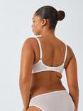 AND/OR Kiki Floral Crochet Plunge Bra, White/Multi