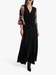 James Lakeland Ruched Maxi Dress, Black