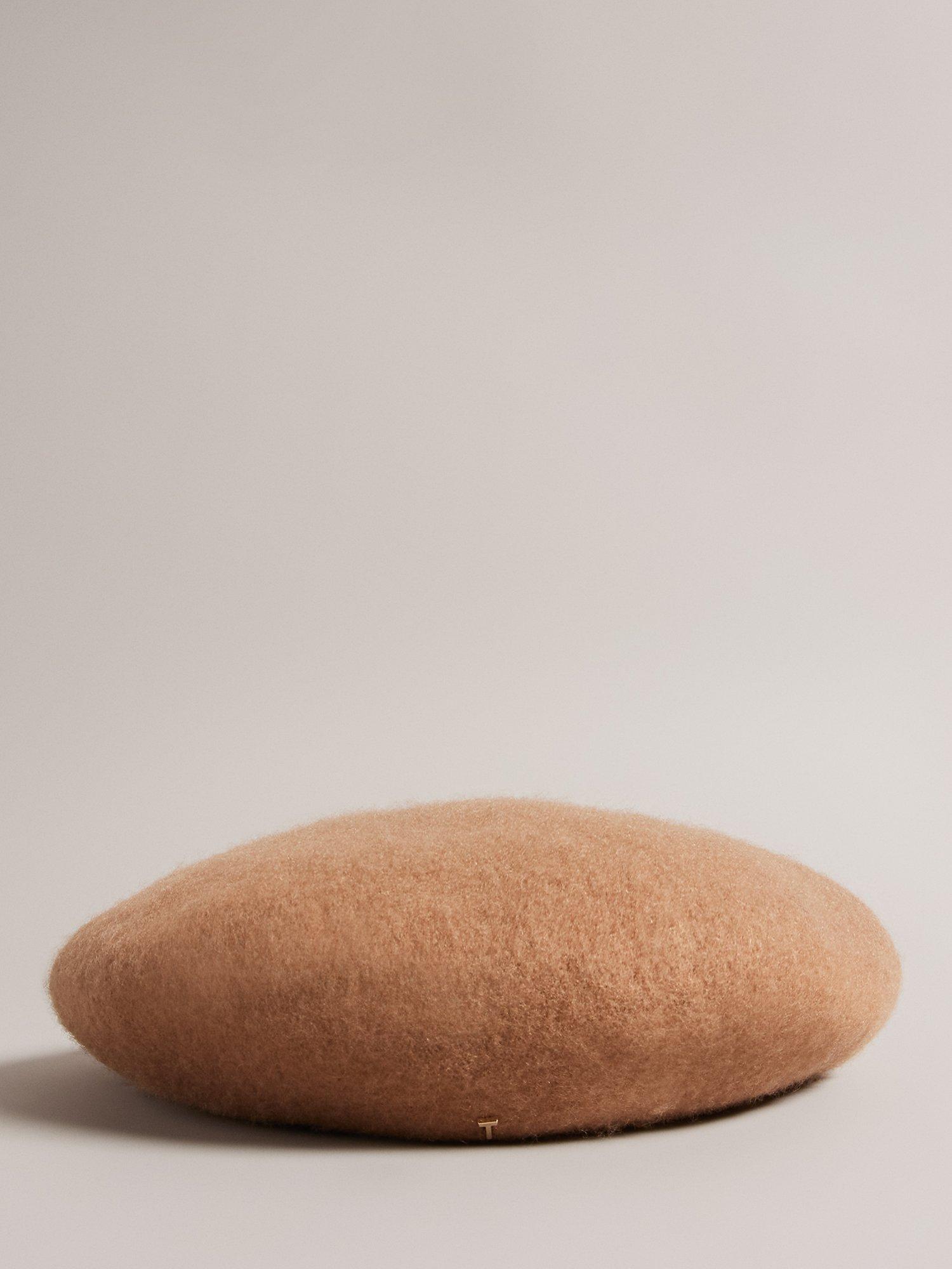 Ted Baker Miaaas Wool Blend Beret, Taupe, One Size