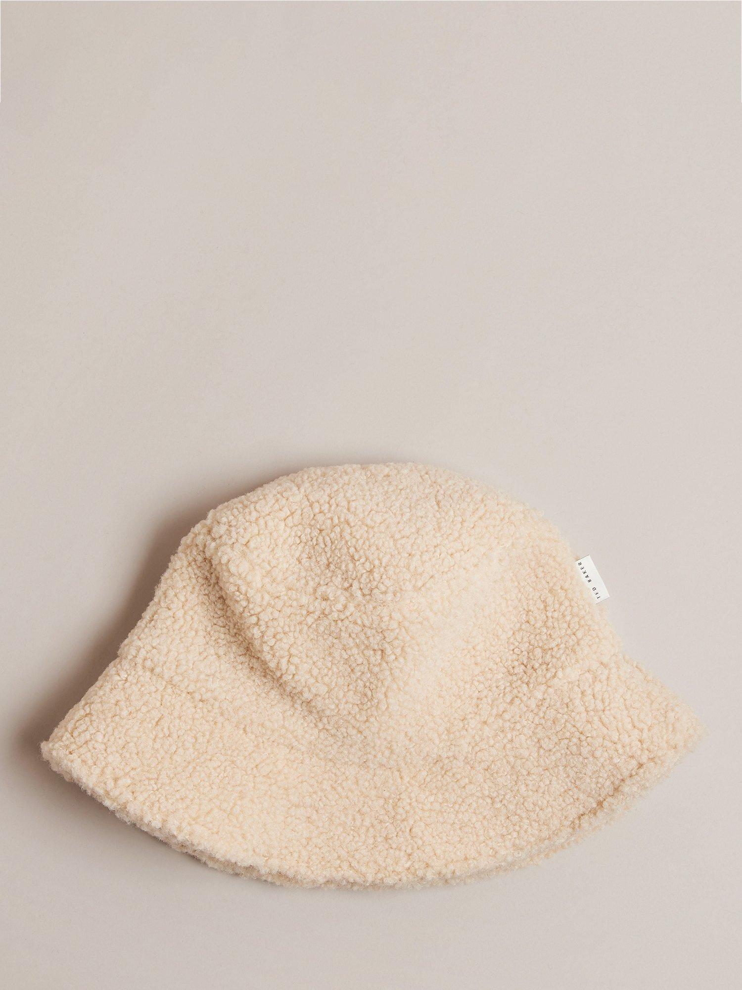Ted Baker Pamells Teddy Bucket Hat, White, One Size