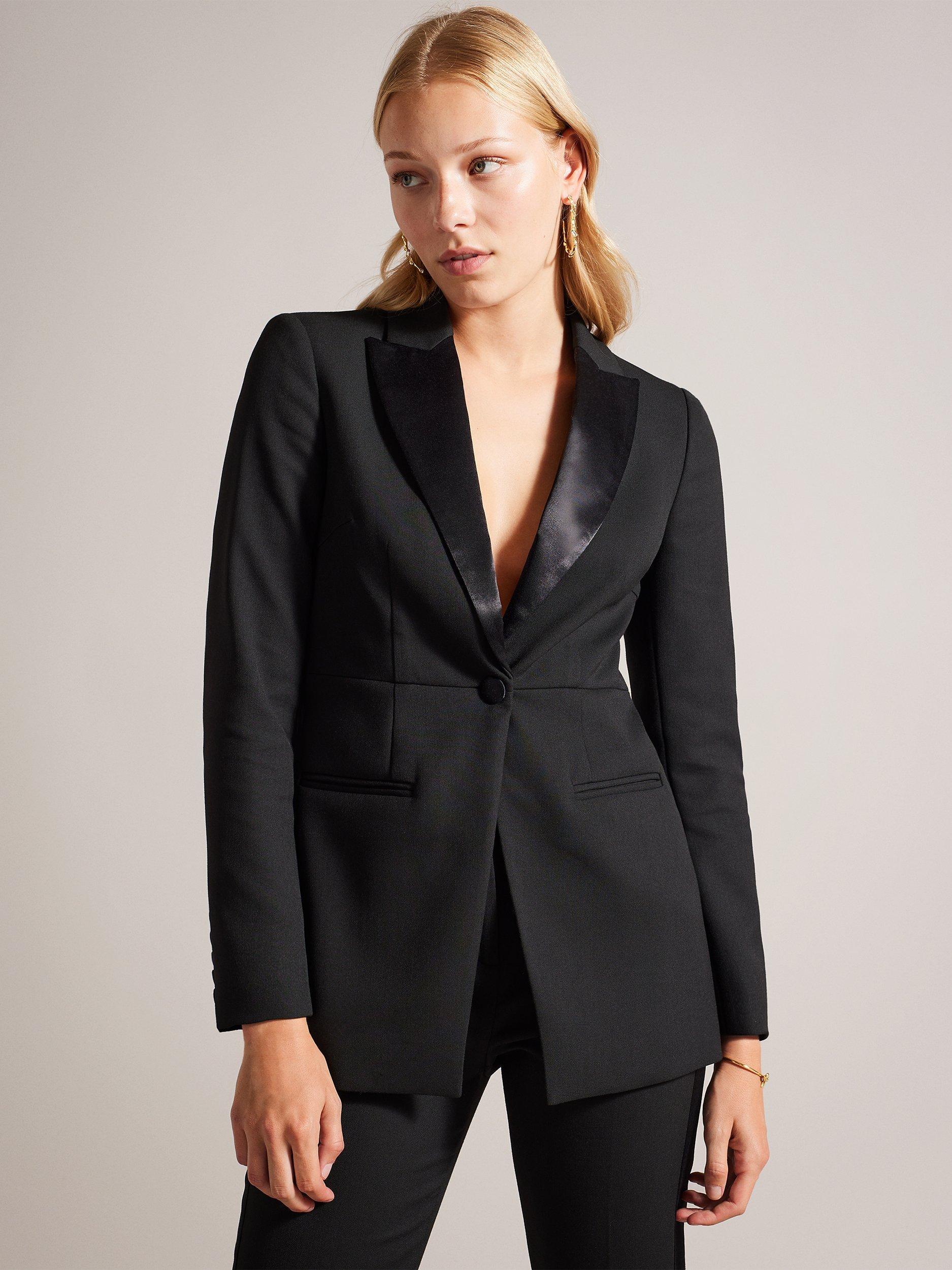 Ted Baker Ariaal Tuxedo Blazer, Black