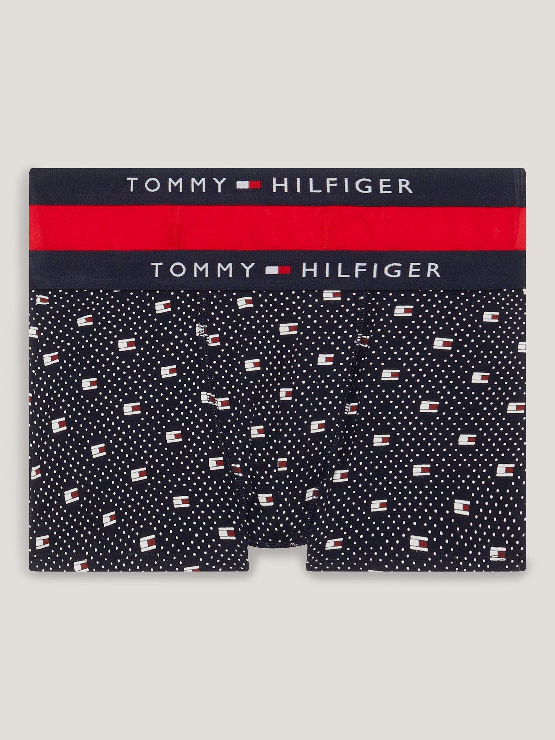 Tommy Hilfiger Kids' Original Print Trunks, Pack of 2, Polka Dot