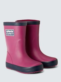 JoJo Maman Bébé Kids' Classic Wellington Boots - view 2, Berry
