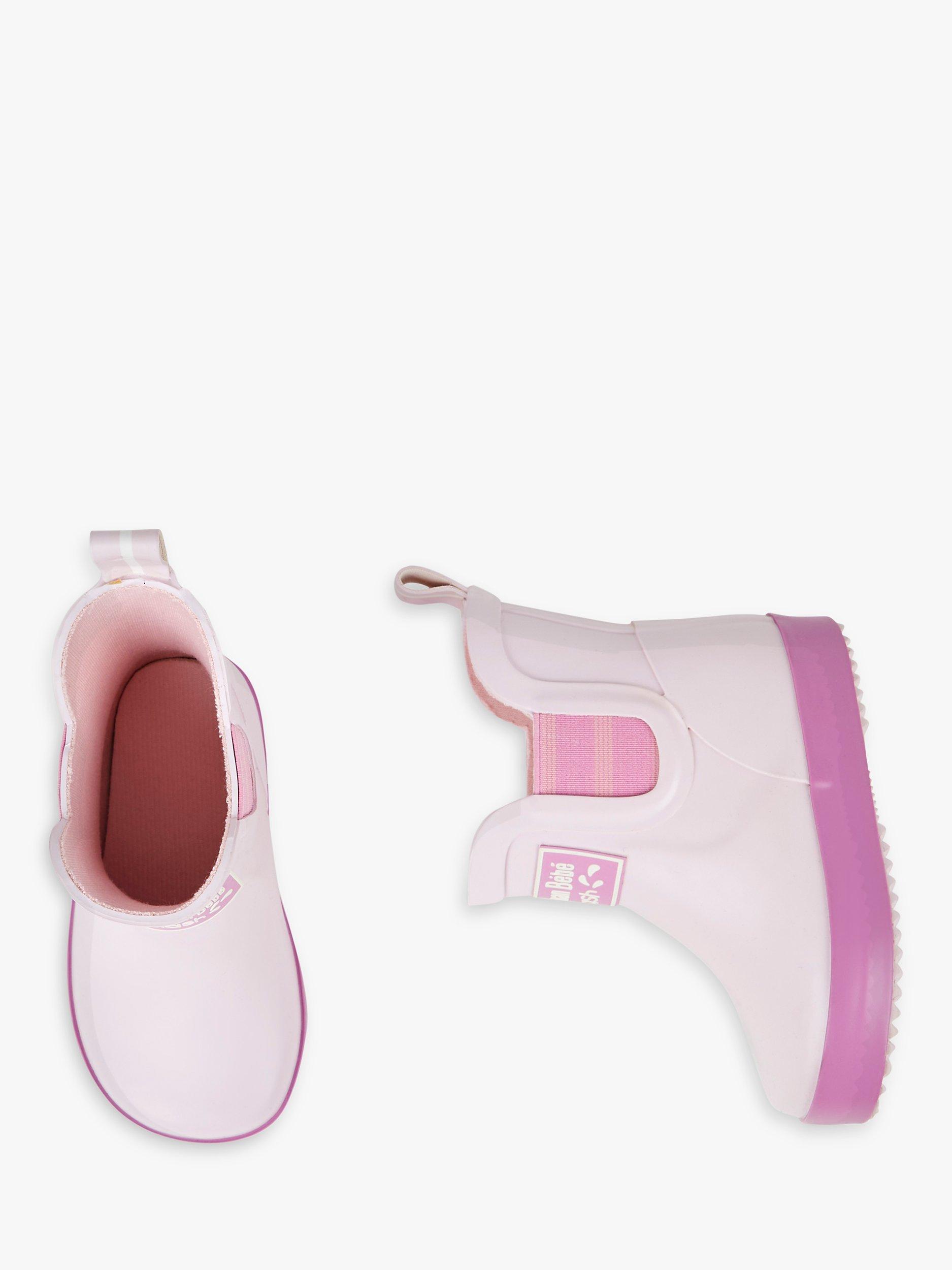 Product image 3 of 5, which shows JoJo Maman Bébé Kids' Ankle Wellies, Pink, 8 Jnr