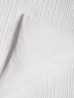 John Lewis Cotton Seersucker Duvet Cover Set - view 2, White