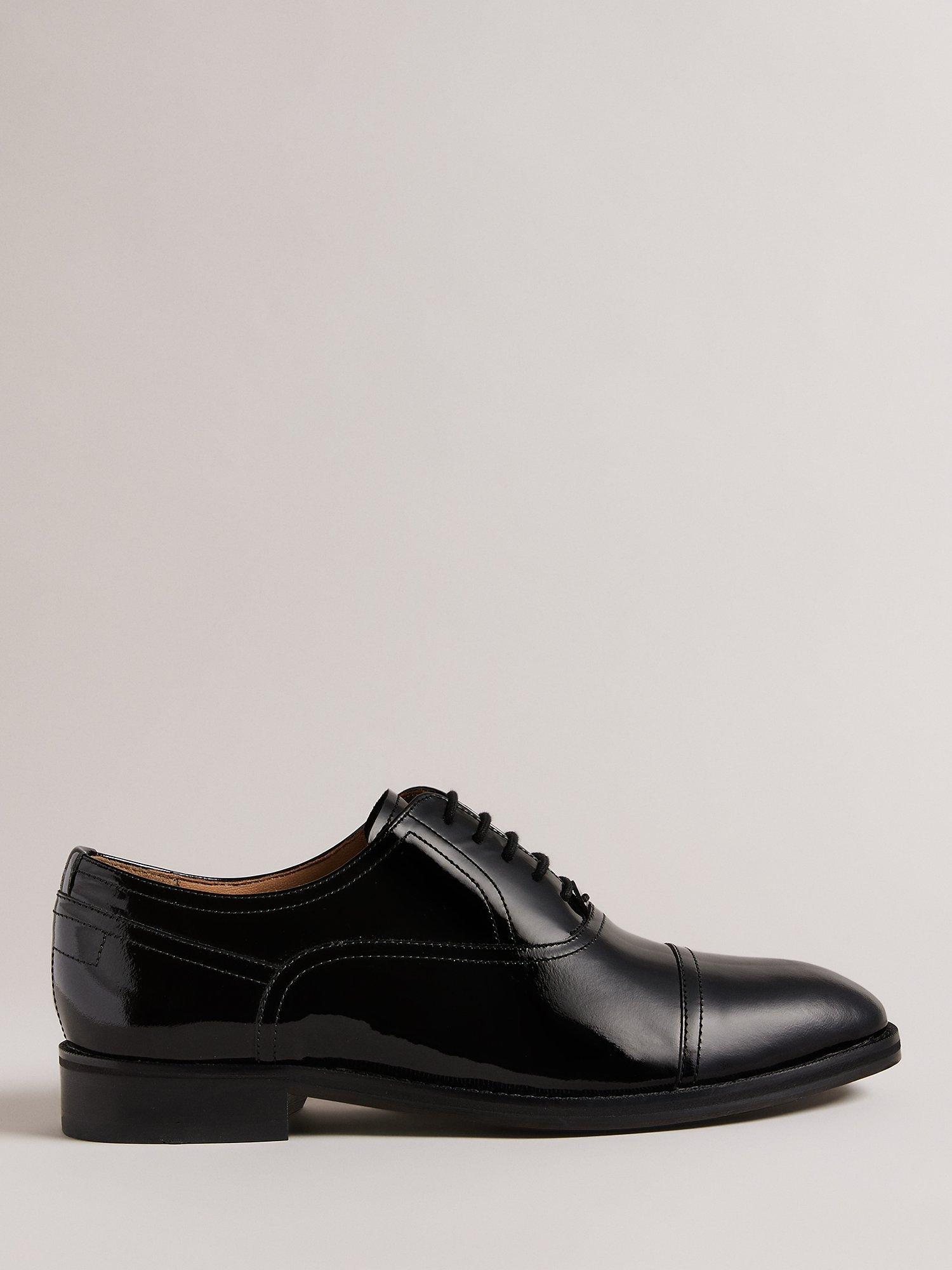 Ted Baker Carlenp Patent Leather Oxford Shoes, Black