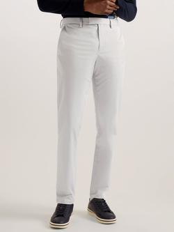 Ted Baker Claphum Slim Cotton Stretch Chinos, Grey