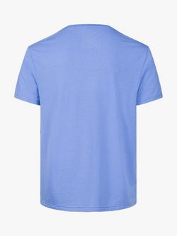 Panos Emporio Eco Base Bamboo and Organic Cotton Blend T-Shirt - view 2, Light Blue