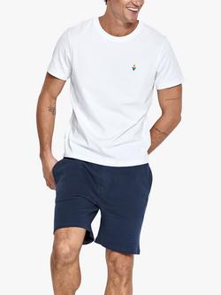 Panos Emporio Element Organic Cotton Pride Logo T-Shirt, White, White