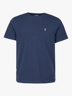 Panos Emporio Element Organic Cotton T-Shirt - view 2, Navy