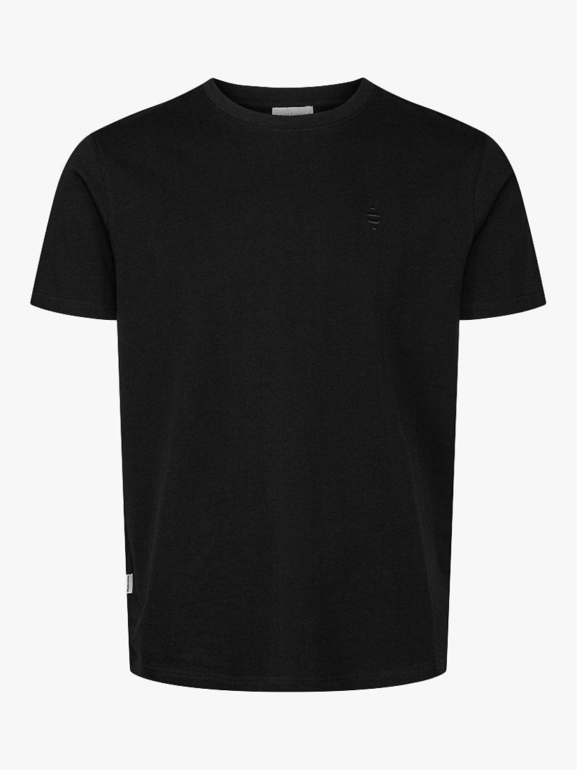 Product image 3 of 5, which shows Panos Emporio Element Organic Cotton T-Shirt, Black, S