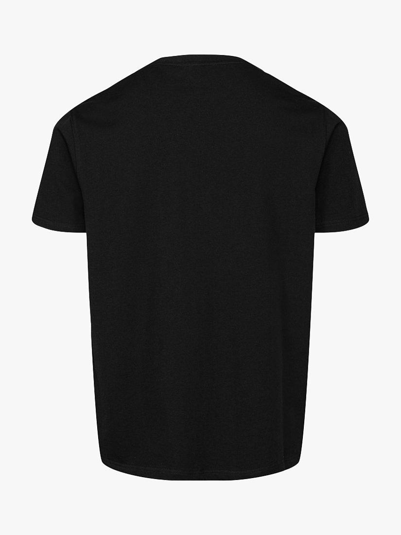 Product image 4 of 5, which shows Panos Emporio Element Organic Cotton T-Shirt, Black, S