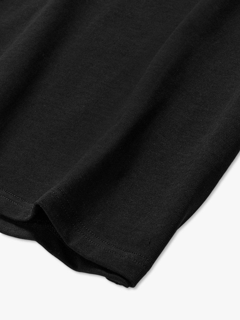 Product image 5 of 5, which shows Panos Emporio Element Organic Cotton T-Shirt, Black, S